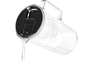 Wessper Jarra Filtradora de Agua con Indicador LED, 3 Litros, Jarra Agua Cristal, Jarra con Cartucho Filtro Agua, Filtro de Agua, sin de BPA "BPA FREE", Negro