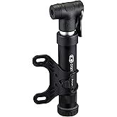 CRANKBROTHERS Gem Bike Hand Pump - Short/Long Double Piston Pump, Presta/Schrader, High Volume and High Pressure Hand Pump
