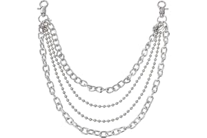 OOTSR Hose Kette, Jeanskette Brieftasche Kette Mode Hip Hop Kette Gothic Punk HoseKette