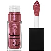 e.l.f. Glow Reviver Lip Oil, Nourishing and Hydrating with High-Shine Glimmer Finish & Sheer Wash Of Color, Minty Scent, Non-