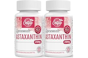 CESTFILO Liposomale Astaxanthine Supplement 24MG, absorption maximale, antioxydant naturel, sans gluten, sans GMO et sans gluten (60 Count (Pack of 2))