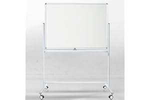 ‎FLOORDIREKT Office Marshal Mobiles Whiteboard/Doppelseitige Whiteboard- mit Alurahmen, magnetisch (120x90 cm)