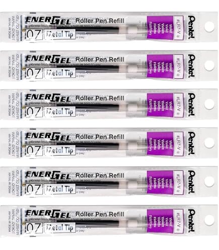 Pentel 12 ricariche di penna gel LR7 viola - acquista su