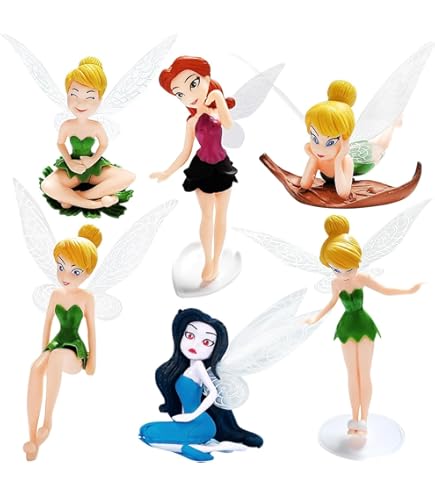 Small Fairy Figurines LONCESS Miniature Fairy Accessories Tiny Home