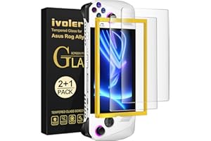 ivoler 2 Pezzi Opaco Pellicola Vetro Temperato Compatibile con ASUS ROG Ally, Strumento di Installazione Incluso, Antiriflesso Opaca Pellicola Protettiva Protezione [Anti Graffi] [Senza Bolle]