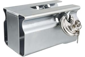 ‎THE DRIVE The Drive | Premium Diebstahlsicherung | Safety-Box | mit Vorhängeschloss | für Pkw Anhänger | Kastenschloss Kupplungsschloss