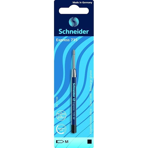 Schneider Express 735 Medium Ballpoint Refill Black Amazon Co Uk Stationery Office Supplies