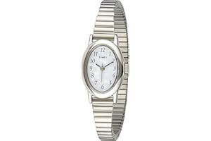 Timex Zegarek damski Cavatina 18mm, Srebrny odcień/biały, Zegarek kwarcowy