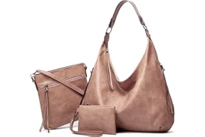 Pahajim Torebka i portfel damski Torba na ramię Duża torba z miękkiej skóry Hobo Tote damska wodoodporna torba do pracy, w podróż, na zakupy