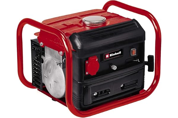 Einhell Groupe Électrogène TC-PG 10/E5 (puissance De 680W, Moteur D’entraînement 2 temps Propre, 230V, Chssis Support, Pieds D’appui Stables, Disjoncteur De Surcharge Et Cble De Démarrage)