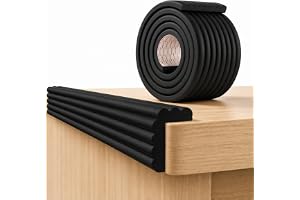 qjuwhua kantskydd baby av självhäftande skum 5 m x 8 cm W-formad
