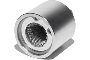 VOUYAR 1/2" Full-Metal Copper Pipe Cleaner, 12.7mm Tube Cleaning Brush for Drill with Replaceable Brushes, for Professional Plumbers and Industrial Purposes