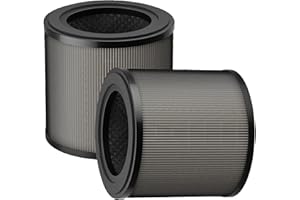 DAODEFUL FY0910 Lot de 2 filtres de rechange pour purificateur d'air Philips 900 série AC0950/10 AC0951/13, 3 en 1, H13 True Hepa avec charbon actif haute efficacité et préfiltre - Filtre de rechange FY0910/30