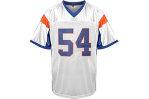 SUPEREASYDEAL Blue Mountain State 54 Thad Castle Football Jersey Blue