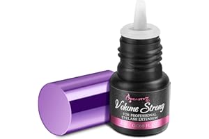 Pegamento para Extensión de Pestañas Pelo a Pelo Volumen Strong Adhesivo Color Negro 1-2 Segundos Secado Rápido 2ml Beauty7