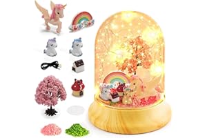 SunnyOcean Unicorn Gift for Kids, Age 3-8 Craft Kit & Birthday Present - Christmas & Halloween Toys