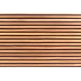 DWELLSINDIA Self Adhesive Wallpaper Peel & Stick, Waterproof, Scratch Resistant (41cm x 244cm) (Horizontal Strip Wood Design)