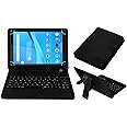 Acm USB Keyboard Case Compatible with Lenovo Tab M8 Tb 8505x Tablet Cover Stand Study Gaming Direct Plug & Play - Black