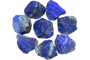 Nvzi Lapislazuli Stein Wassersteine, Edelsteine Heilsteine, Mineralien Steine, Heilsteine Kristalle Steine Set, Chakra Steine(454g)