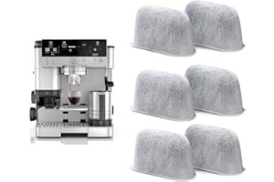 EXATTA 6 Piezas Carbón Activado Cafetera Filtros de Agua, Repuesto de Filtro de Café, Filtro de Agua para Accesorios para ES 601, ES701, ES655