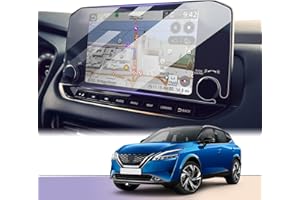 ZCLINKO Compatible avec Nissan Qashqai J12 2022+ Film de Protection d'écran de Navigation,9H HD Transparent Film Protection Ecran de Verre Trempé Voiture Accessoire 9 pouces