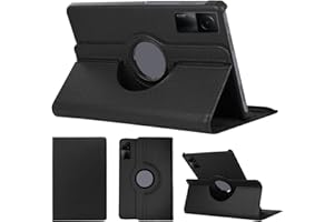 SWEIMEN Giratoria Funda para Xiaomi Redmi Pad SE Tableta, Giratoria 360 Grados Cover, Función Soporte Case