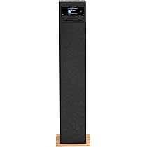 Torre Multimediale Bigben 60W - Bluetooth, Lettore CD, Radio FM - Nero Moderno Per Casa