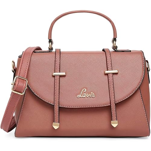 Lavie Beech Women\'s Flap Satchel Bag for Women | Satchel Handbag for Work | Ladies purse | Stylish Shoulder Bag | Gift for Women