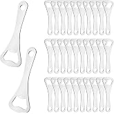 30PCS Stainless Steel Bottle Openers, Flat Bottle Opener | Beer Bottle Opener for Family Kitchen KTV Bar (Silver)