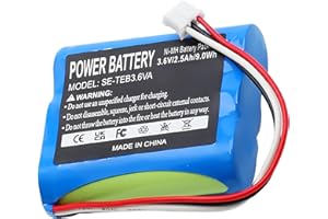 UURRPP 2500mAh 3.6V NI-MH Batterie für Toniebox Tonie Box Lautsprecher Boxen Lautsprecher 50AA5S Battery Akku for Tonies TonieBox Musicbox Soundbox