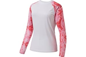 Bassdash Women’s UPF 50+ UV Sun Protection T-Shirt Long Sleeve Fishing Hiking Performance Shirts