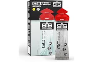‎SCIENCE IN SPORT Science in Sport GO Energy Gel + Koffein Gel 6 x 60ml Beerengeschmack, Vegan - Gel mit 75mg Koffein & 22g Kohlenhydrate, Energie für Ausdauersportler