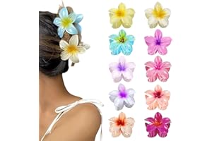 EUZUXU 10 Pièces Pinces à Cheveux en Forme de Fleur Mignonne Accessoire de Coiffure pour Filles
