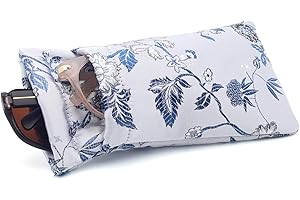 Face Shadow Custodia per Occhiali da Sole Morbida a Scatto per 2 Occhiali da Sole in Microfibra per Donna e Uomo, Unisex