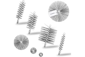 HOLZBRINK 60 mm Hérisson de ramonage M12, balai de nettoyage du poêle et de la cheminée, taille de brosse, 1 pc
