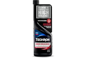 Chevron Techron High Mileage Fuel System Cleaner, 12 oz, Pack of 1