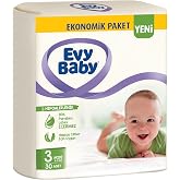 Evy Baby Bezi Midi Ekonomik 3 Beden 30 Adet