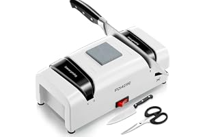 FOHERE Elektrisk Knivslipare 5-i-1 och 2 magnetiska chipsamlare
