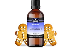 ESSICAN PURELIFE Gingerbread Fragrance Oils for Candle Making 50ml, Fragrance Oils for Soap Making, Aromatherapy, Oil Burner Oils Fragrance, Scent Oil for Diffuser, Potpourri, Bath Bomb, Air Freshener, Vegan