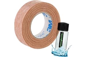 CLOROPHILLA. 3Mmicropore e clorophilla liquido rimuovi colla - 1.25 cm x 9.10 mt Cerotto Nastro Chirurgico TNT Skin Tone Colore Pelle Carne Per Rinoplastica e altro (1 rotolo)