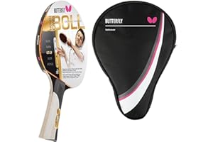 ‎BUTTERFLY Butterfly® Timo Boll Gold 85020 Tischtennisschläger | Tischtennis Racket Bat TT Hobby & Freizeit | Trainingsschläger für geüpte Spieler | ITTF zertifizierter Pan Asia Belag | konkave Griffform
