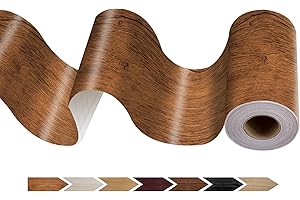 JUNART Ruban de réparation de grain de bois (10cm×1000cm), ruban adhésif de réparation pour tables, plinthes, portes, fenêtres et sols avec grattoir en plastique (bois de bégonia)