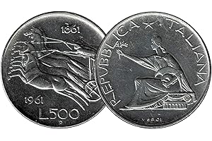 LaVecchiaScatola 1961 Repubblica 500 Lire 'Biga' in Argento 835 (11gr)