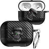 Kılıfbenim Airpods Pro 3.Nesil Ile Uyumlu Karbon Fiber Hybrid Polymer Technology Kafa Tası Tasarımlı Premium Kulaklık Kılıfı 