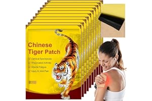KUWUNG 80 PCS Parches Para El Dolor, Parches Para Aliviar El Dolor En Los Músculos, Parche Chino Infrarrojo Lejano Alivio del Dolor, Parches Calor Lumbarpara Aliviar el Dolor de Rodilla, Espalda