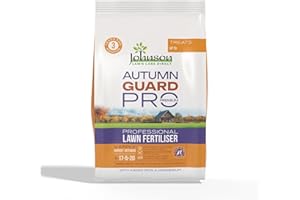 JOHNSON LAWN CARE DIRECT Professional Grade Autumn Lawn Fertiliser - Autumn Guard Pro - [17:5:20] High Nitrogen Lawn Feed : Pro Grade Pet Friendly Fertilizer - Long lasting - Feeds up to 100m2 for 3 months.