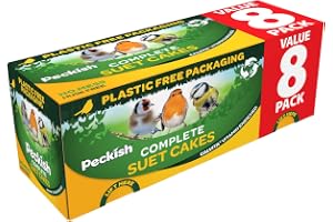 Peckish Complete Seed and Nut Suet Cakes 8 Pack Box