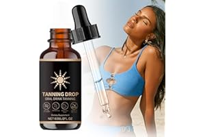 JIAONAYIYI Tanning Drops To Drink, 60ML Oral Tanning Drops for Face and Body, Tans Without Sun, Enhancing Natural Skin Tone for All Skin Types