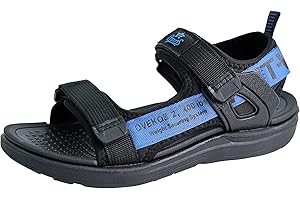 WYSFLY Boys Sandals Kids Open Toe Sandals Outdoor Sports Flat Shoes Summer Beach Pool Slide Shoes