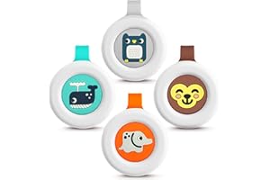 ‎NOMO MOSQUITO nomo MOSQUITO Anti Mücken Clip • Rein pflanzlicher Mückenschutz für Baby & Kinder • Insektenschutz Clip gegen Mücken, Moskito & Insekten • 30 Tage Wirkung • BPA-frei & ohne DEET